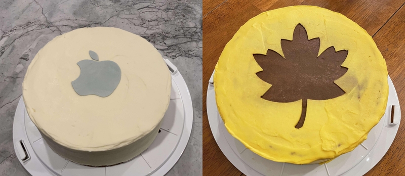 Cake stencil CAD drawing