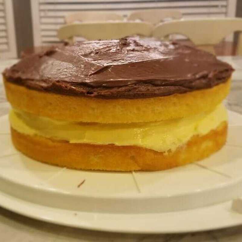 Boston Cream Cake